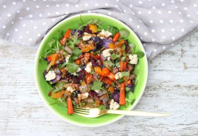 plato con verduras variadas